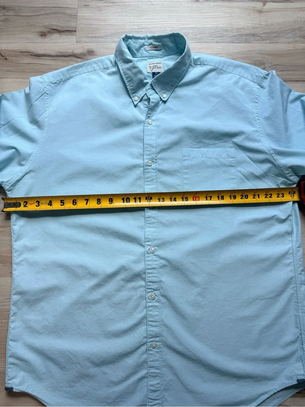 J.Crew Men’s XL Long Sleeve Shirt 100% Cotton Light Blue Casual